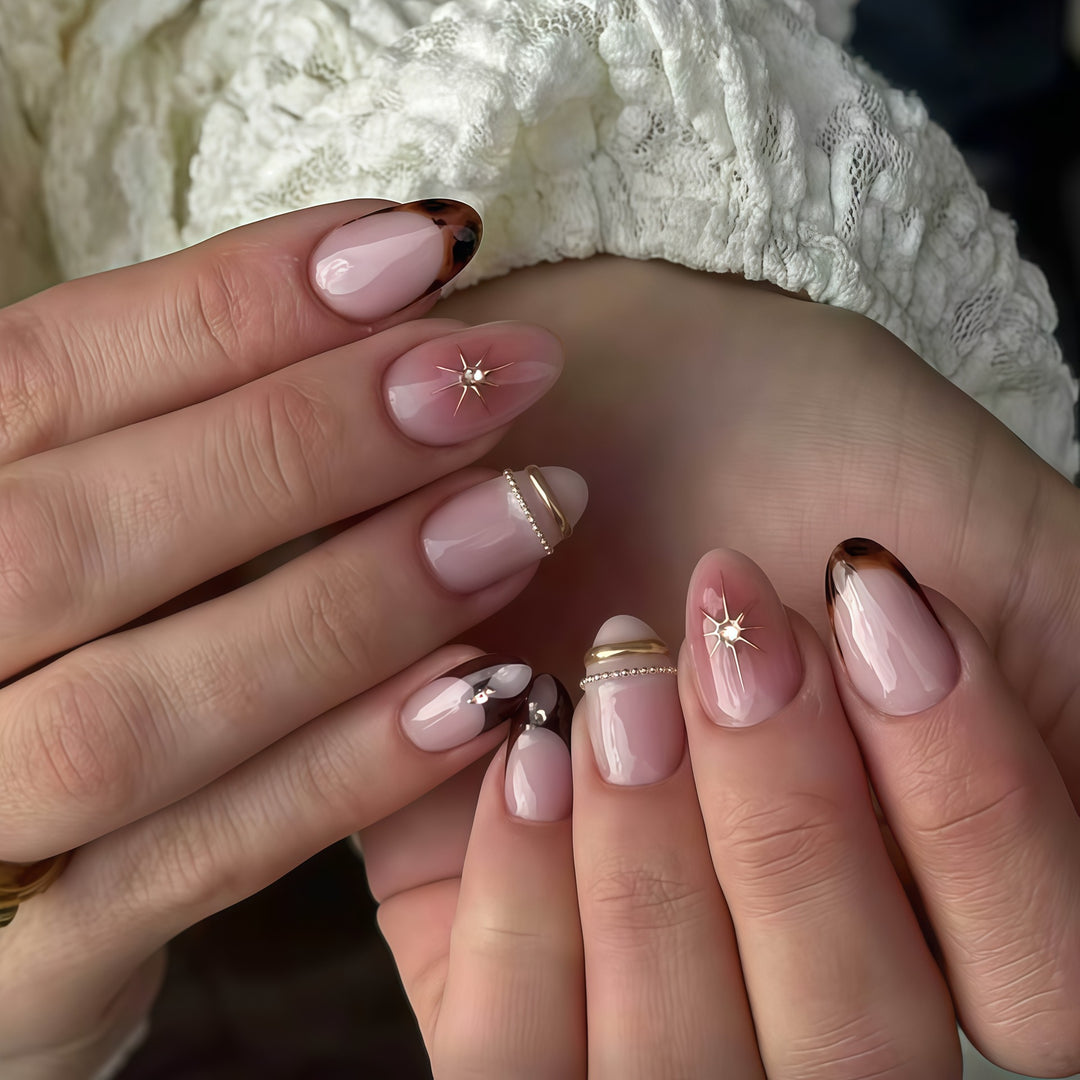 Glamorous Decorative Press-On Nail Art Kalsten