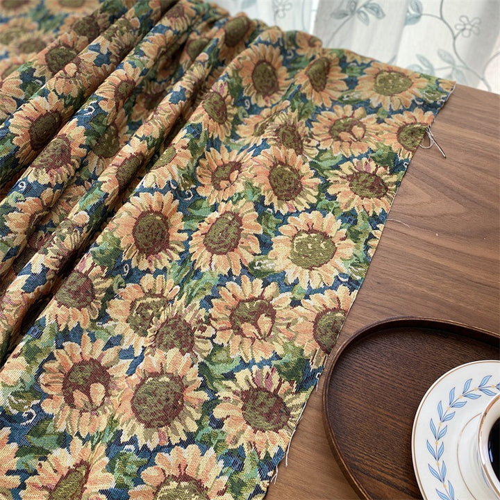 Decorative Floral Tapestry Blanket