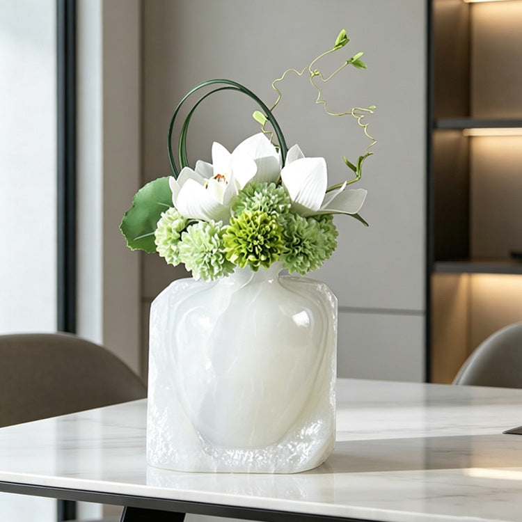 Artistic Abstract Glass Vase