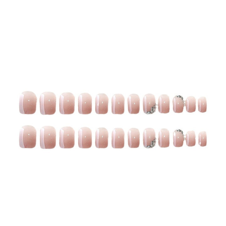 Elegant Rhinestone-Designed Press-On Nail Tips Kalsten