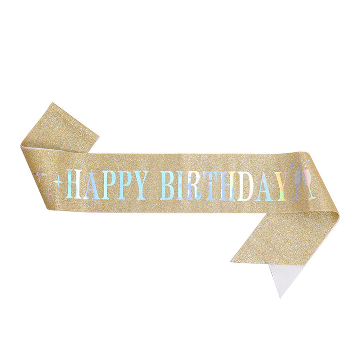 Women Funkenkrone with "Happy Birthday" lettering Kalsten