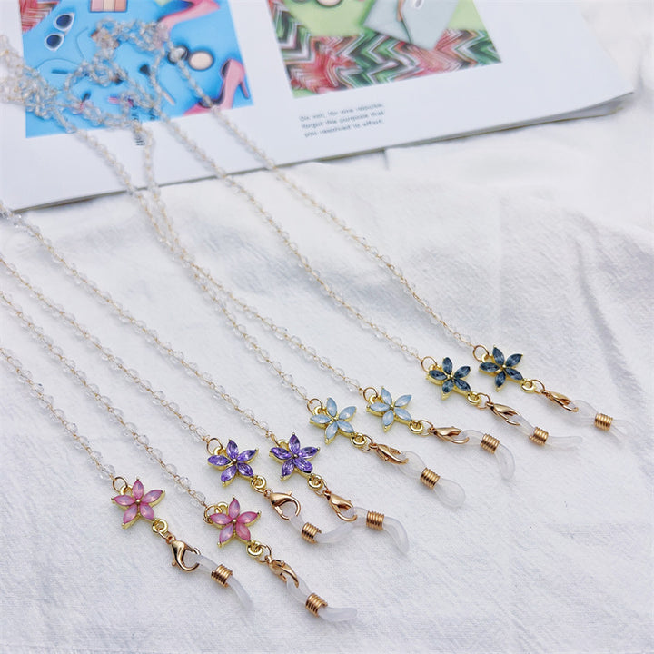 Floral Decorative Eyewear Chain Kalsten