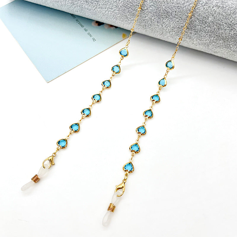 Heart-Shaped Eyewear Chain Kalsten