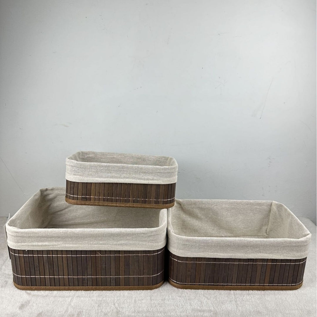 Multifunctional Storage Box Made of Bamboo Kalsten