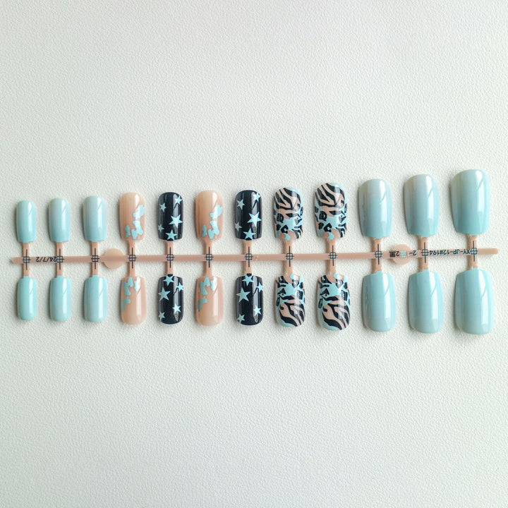 Artistic Patterned Nail Art