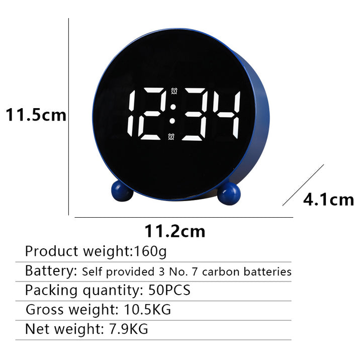 Digital Alarm Clock with Large LED Display and Temperature Display Kalsten