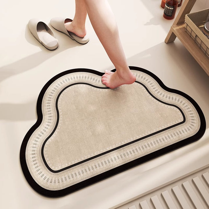 Luxurious Half-Moon Entry Mat for Home Entryway