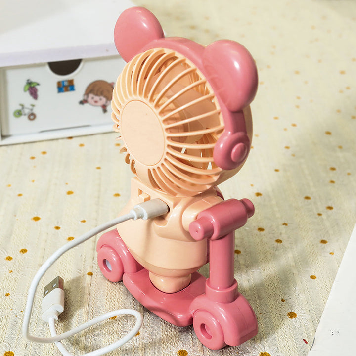 Women's Portable Table Fan in Cute Reindeer Design Kalsten