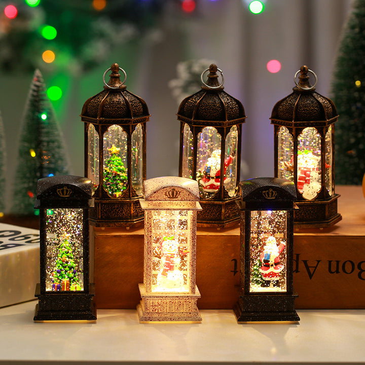 Nostalgic Christmas lantern with moving scenes Kalsten