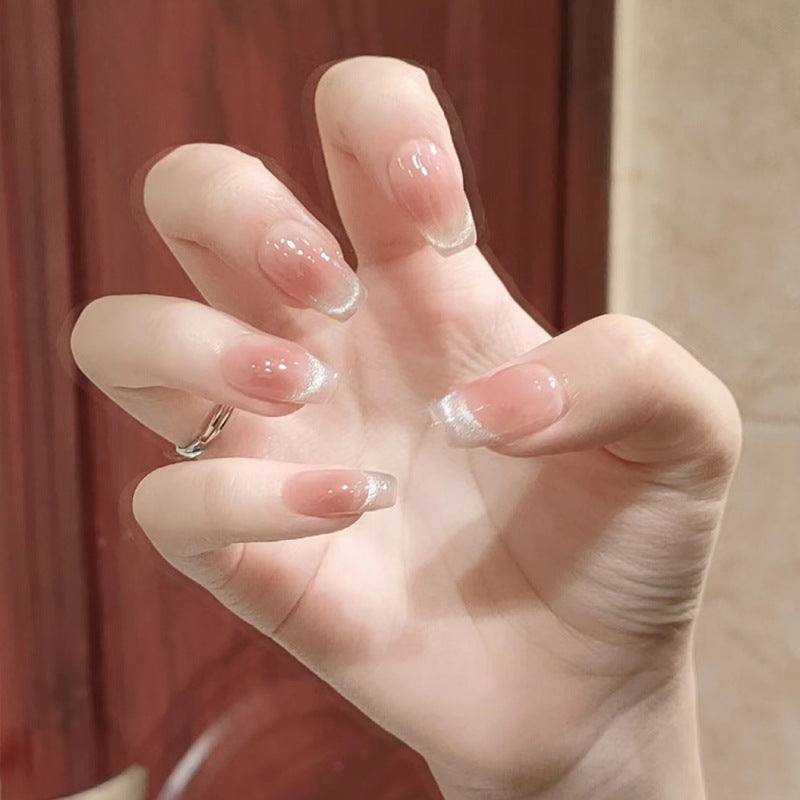 Elegant French Tip Press-On Nails Kalsten 1789389459