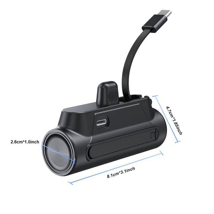 Mini Powerbank with Integrated Charging Cable Kalsten