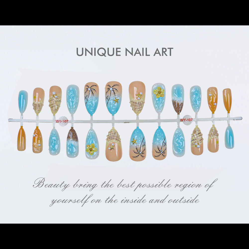 Artistic Floral-Inspired Press-On Nails Kalsten