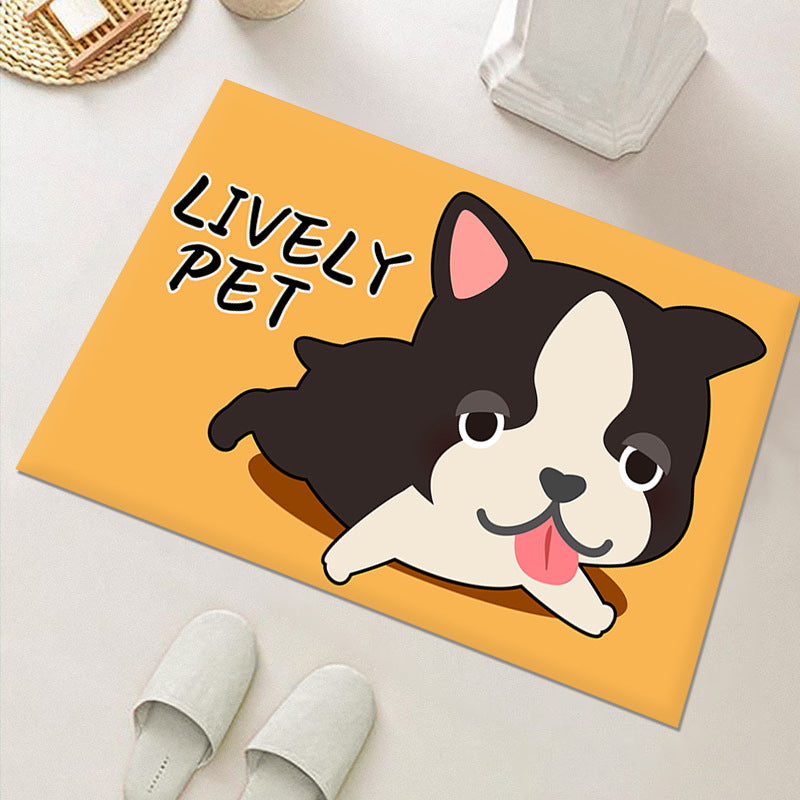 Cute Cat-Themed Indoor Area Mat
