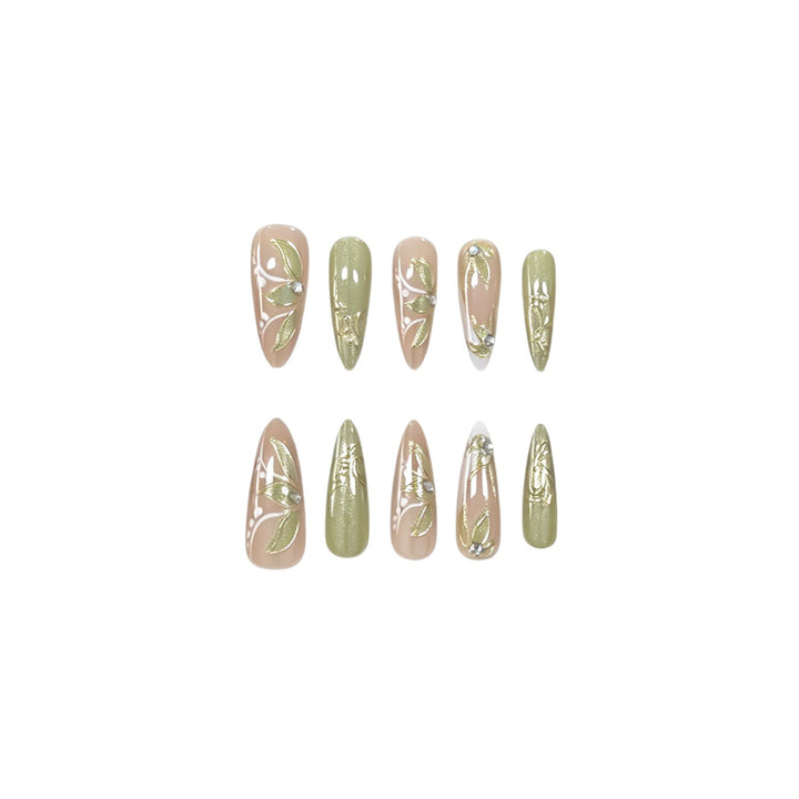 Elegant Floral Nail Art Extensions Kalsten 1789915831