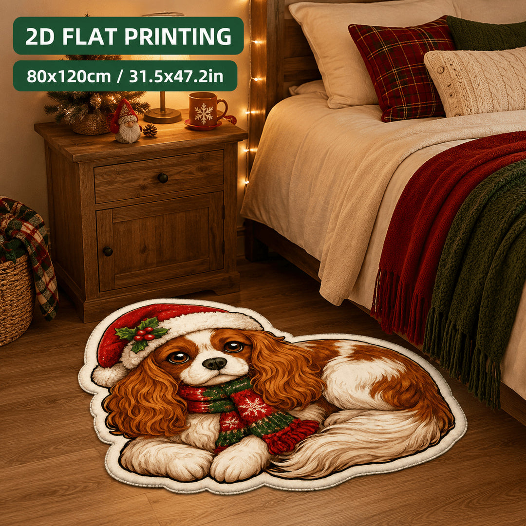 Decorative Dog Print Area Rug