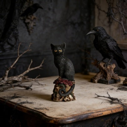 Decorative Black Cat Figurine Kalsten