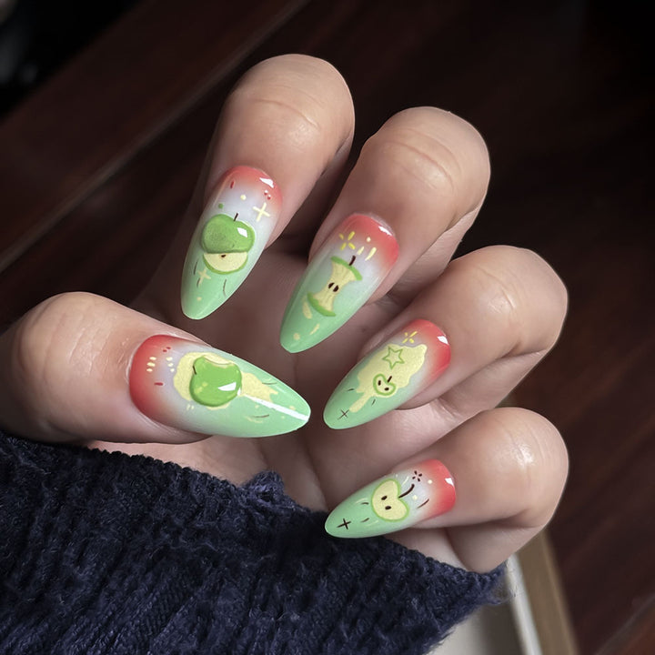 Whimsical Cute Character Press-On Nails Kalsten