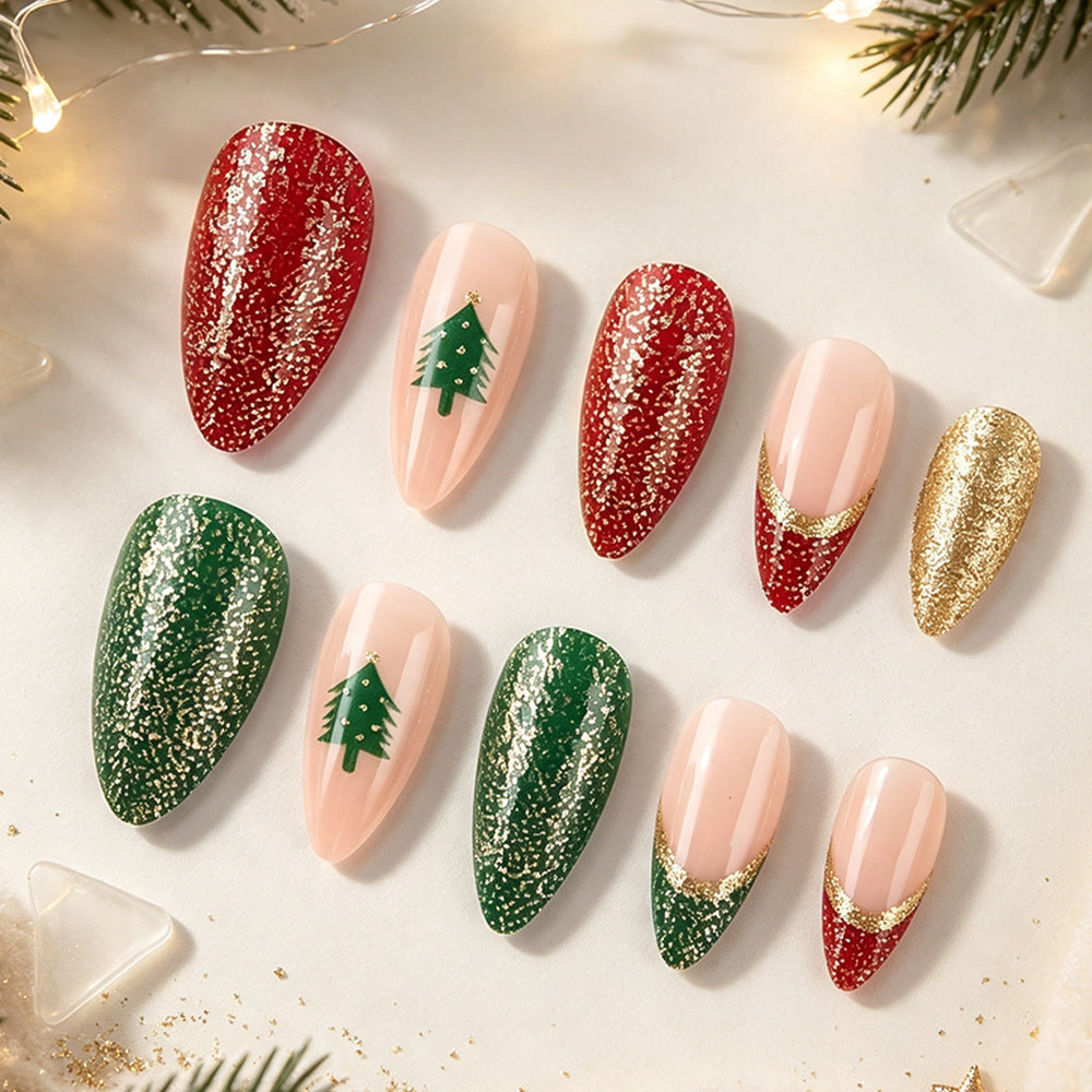 Festive Artful Nail Design Kalsten