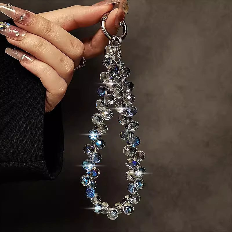 Decorative Crystal Beaded Charm Keychain Kalsten