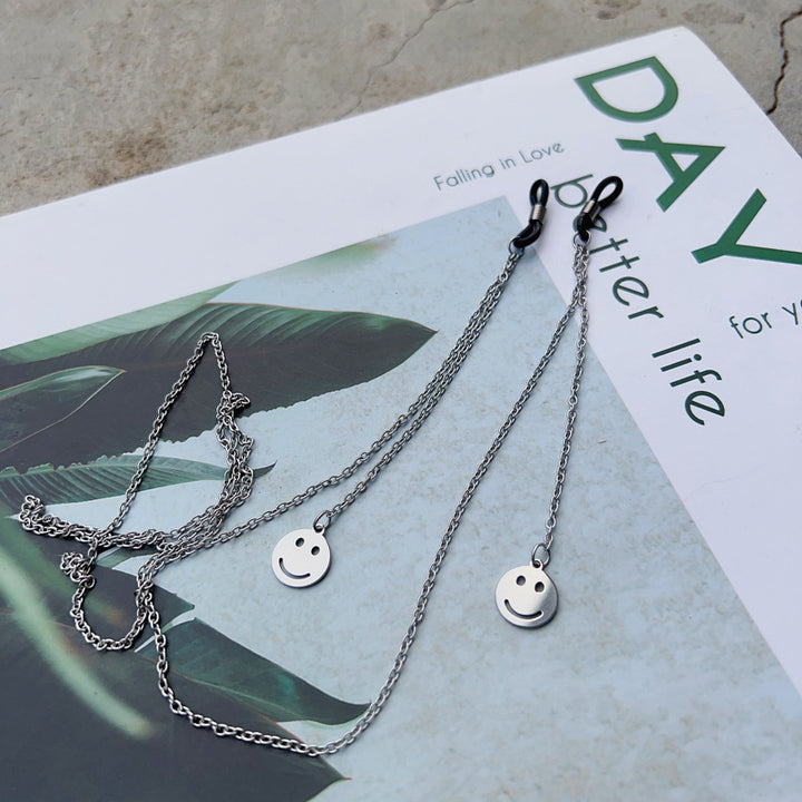 Chic Smiley Face Eyewear Chain Kalsten