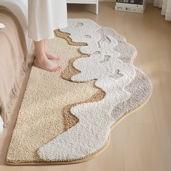 Textured Rainbow Bath Rug Kalsten