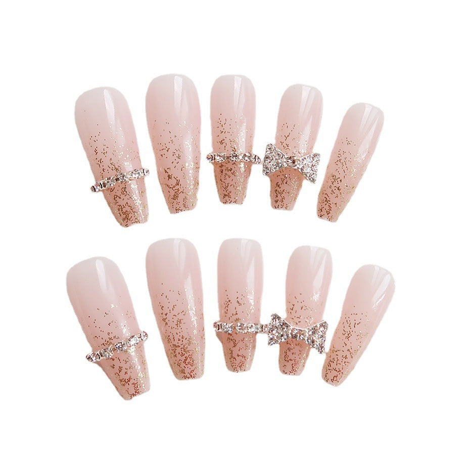 Luxury Glittered Press-On Nail Art Kalsten