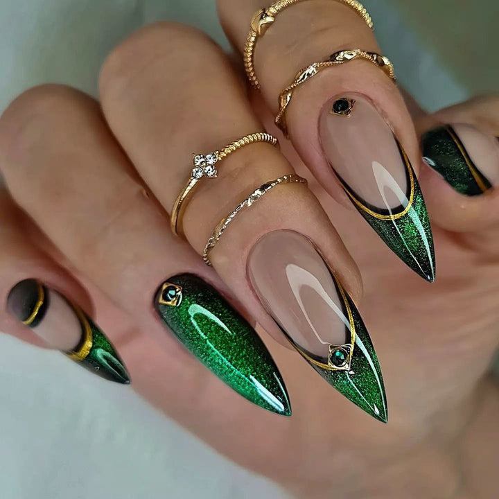 Artificial nails with polka dots Kalsten
