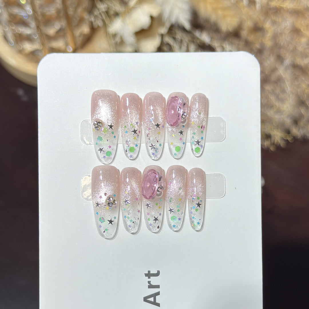 Decorative Press-On Nail Art Set Kalsten