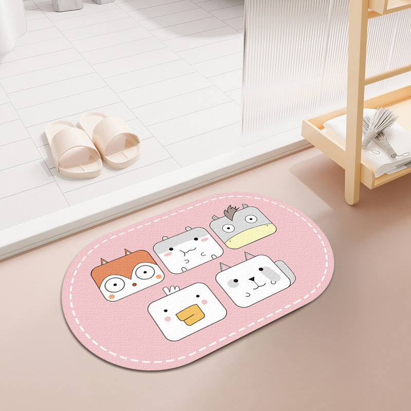 Cute Pet-Themed Entrance Mat