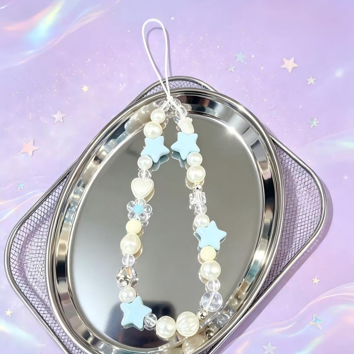 Decorative Star and Pearl Phone Charm Kalsten