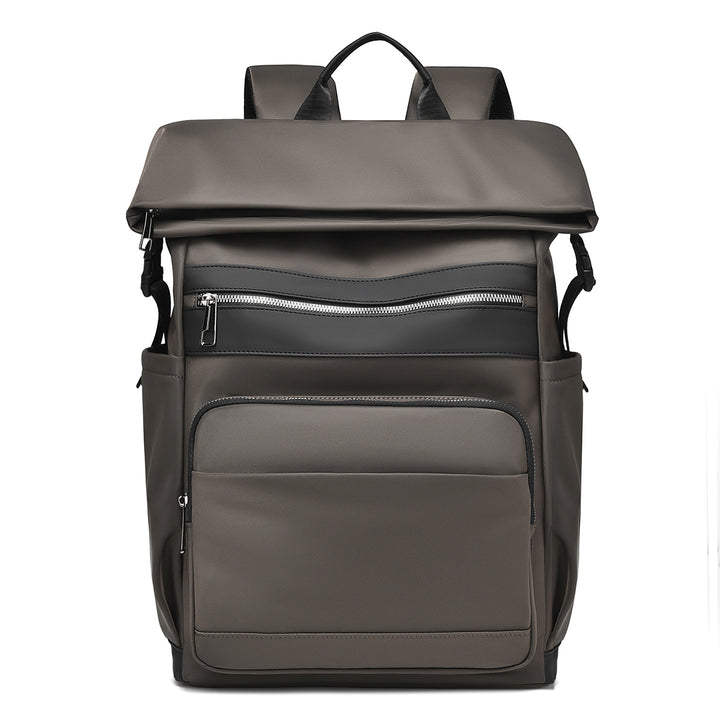 Multi-Functional Roll-Top Backpack with External Pockets Kalsten