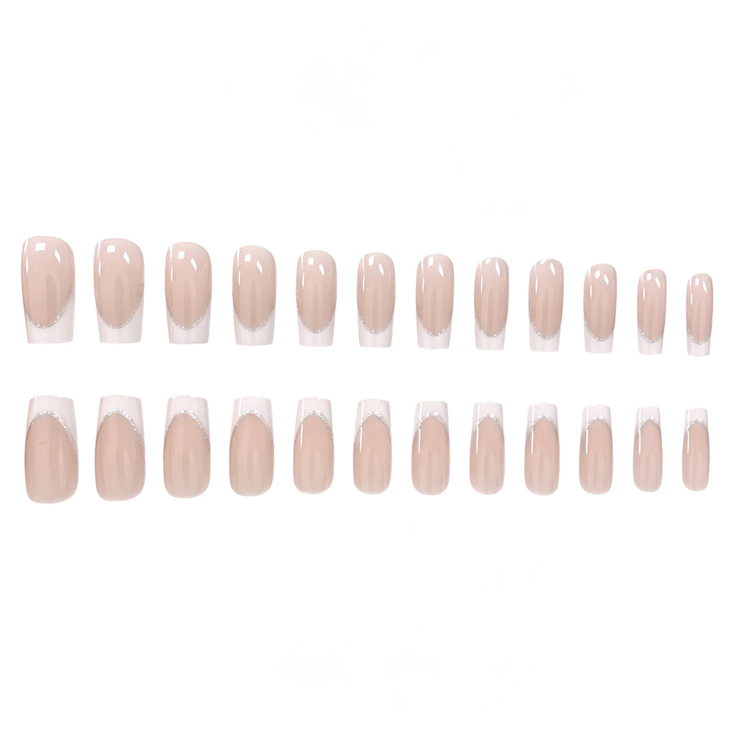Elegant French Tip Acrylic Nail Enhancements Kalsten 1789915911