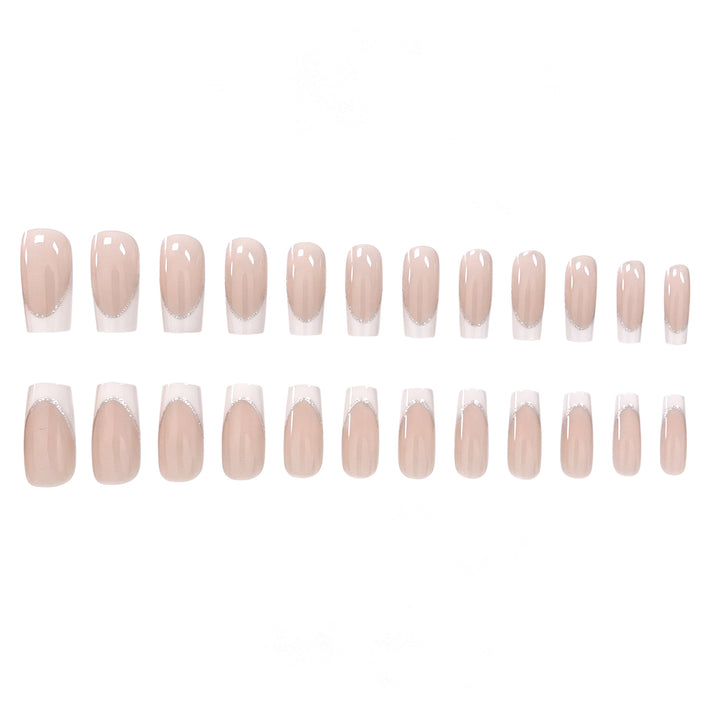 Elegant French Tip Acrylic Nail Enhancements Kalsten 1789915911