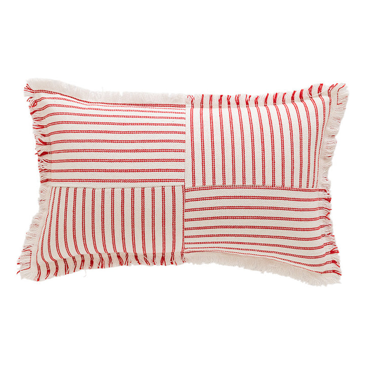 Textured Stripe Decorative Throw Pillow