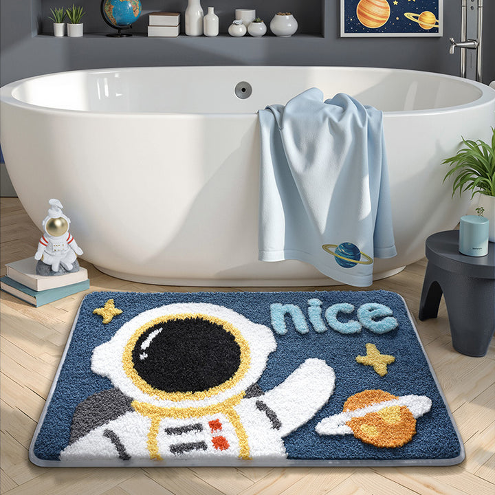Fun Astronaut-Themed Entry Mat Kalsten