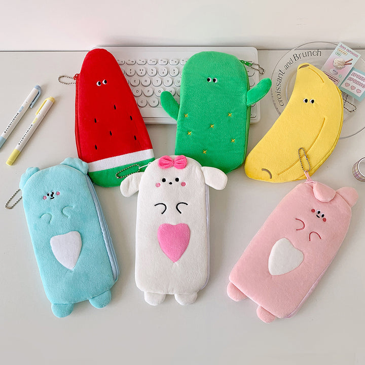 Cute Cactus-Designed Pencil Case
