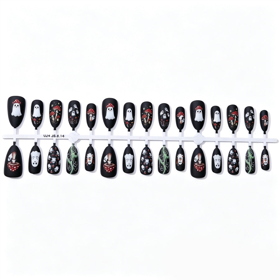 Creative Halloween Themed Press-On Nail Art Kalsten