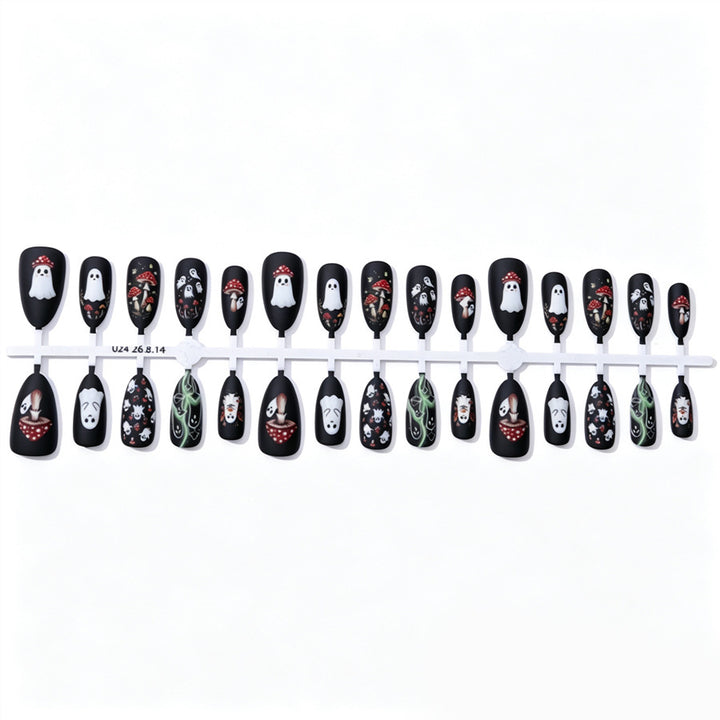 Creative Halloween Themed Press-On Nail Art Kalsten