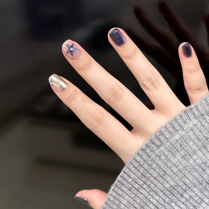 Glamorous Artistic Press-On Nail Set Kalsten