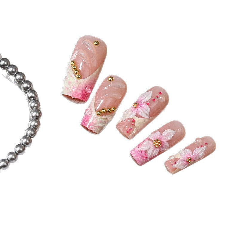 Floral Art Press-On Nail Tips Kalsten