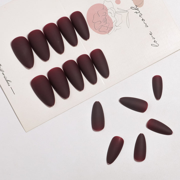 Matte Stiletto Press-On Nail Tips Kalsten