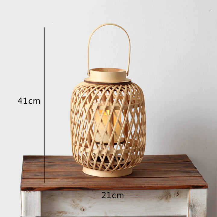 Handmade Rattan Lantern Kalsten