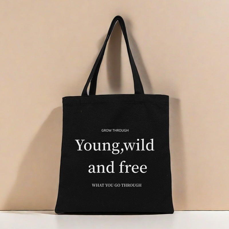 Motivational Canvas Tote Bag Kalsten