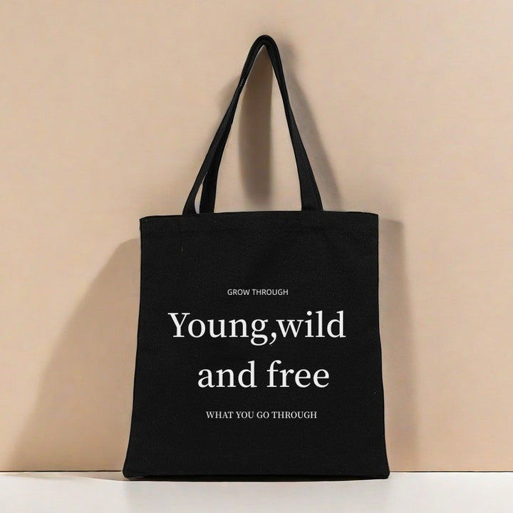 Motivational Canvas Tote Bag Kalsten