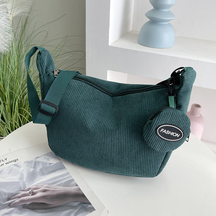 Casual Corduroy Crossbody Bag Kalsten