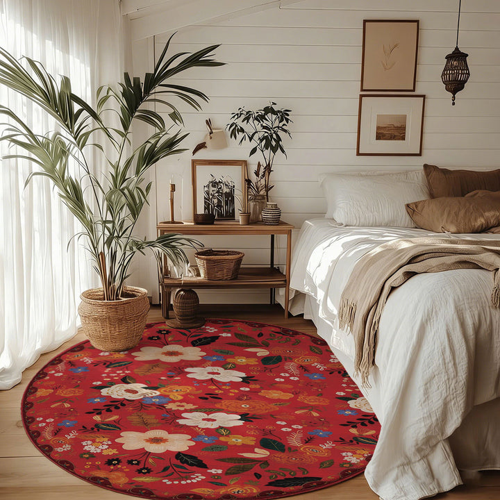Floral Pattern Area Rug