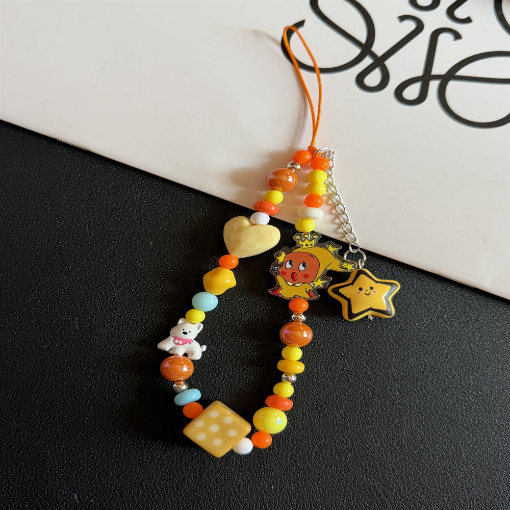 Playful Charm Beaded Phone Strap Kalsten