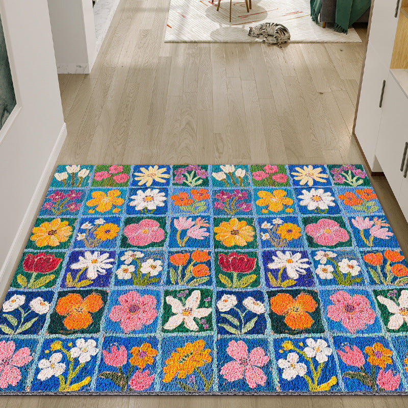 Floral Patchwork Area Rug Kalsten