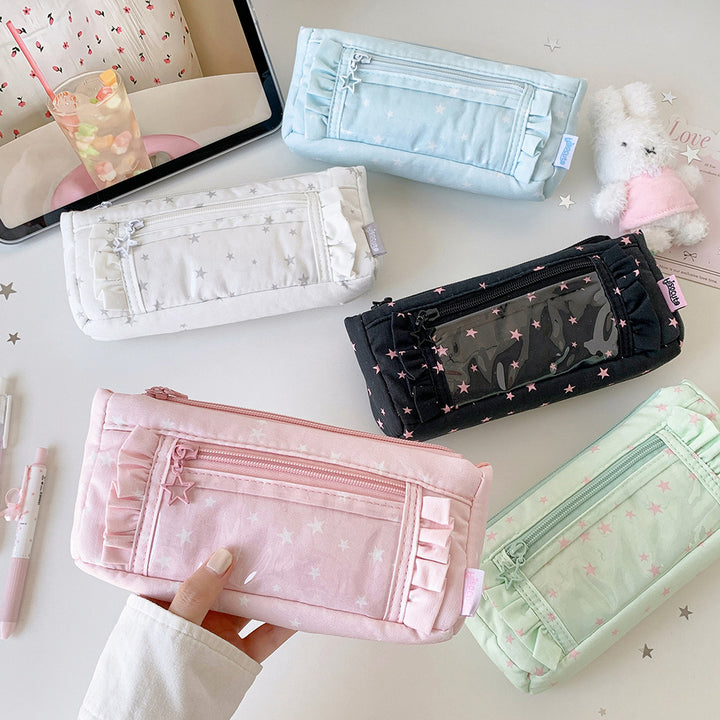 Star-Patterned Pencil Case Kalsten