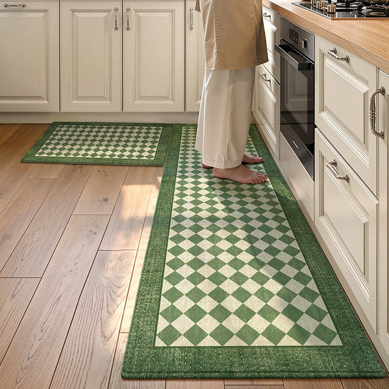Plaid Pattern Welcome Mat Kalsten